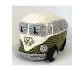 Kit Crochet Minibus rétro vert - Amigurumi Hardicraft