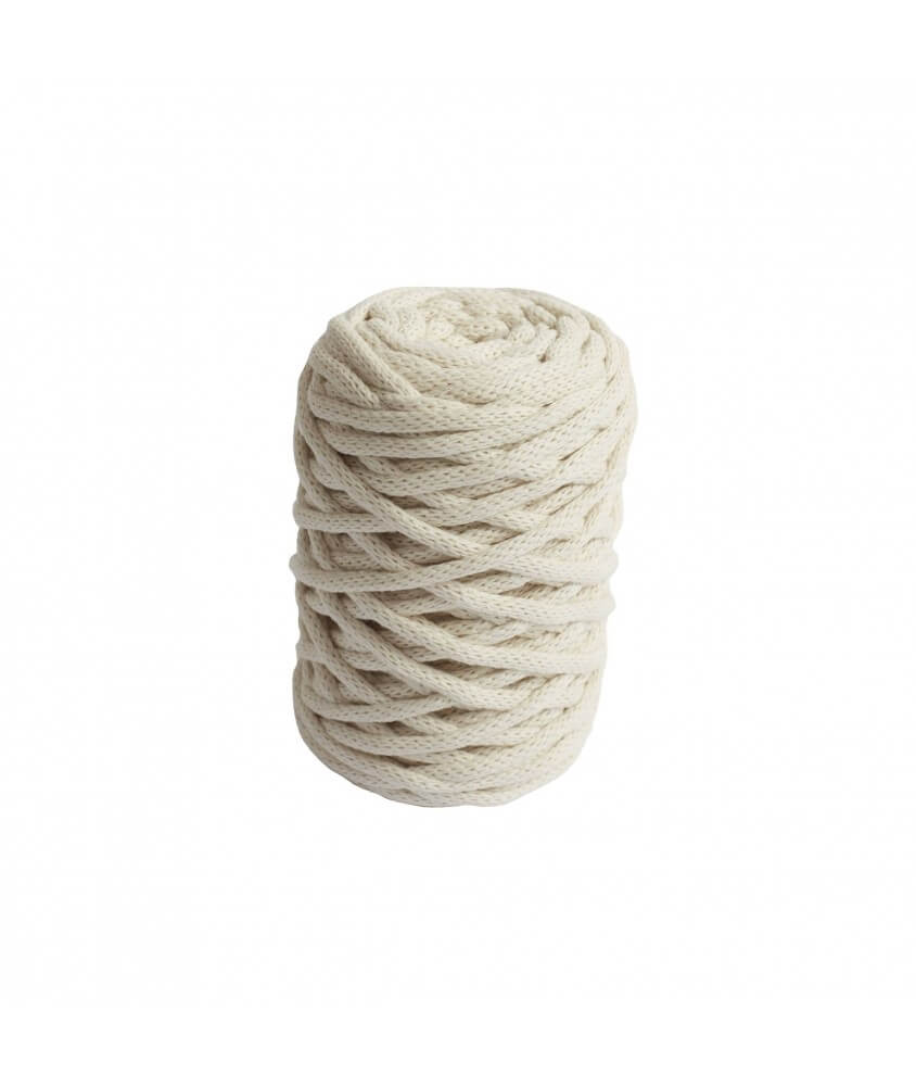 Coton recyclé pour macramé, tricot, crochet NOVA VITA 250 gr ! - Dmc blanc