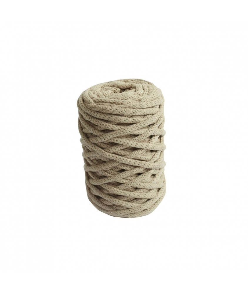 Coton recyclé pour macramé, tricot, crochet NOVA VITA 250 gr ! - Dmc marron