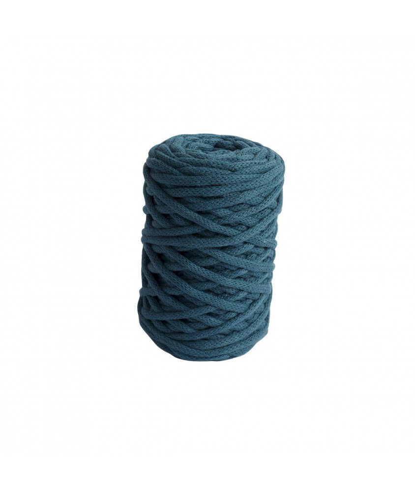 Coton recyclé pour macramé, tricot, crochet NOVA VITA 250 gr ! - Dmc bleu
