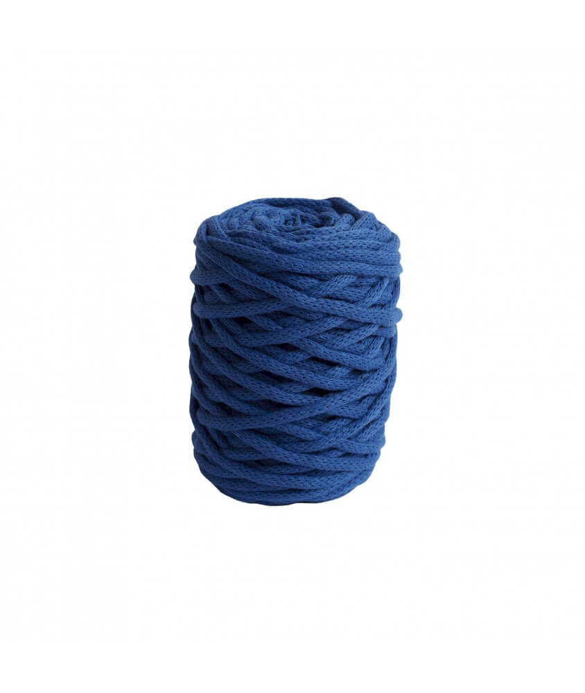 Coton recyclé pour macramé, tricot, crochet NOVA VITA 250 gr ! - Dmc bleu