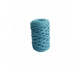Coton recyclé pour macramé, tricot, crochet NOVA VITA 250 gr ! - Dmc bleu