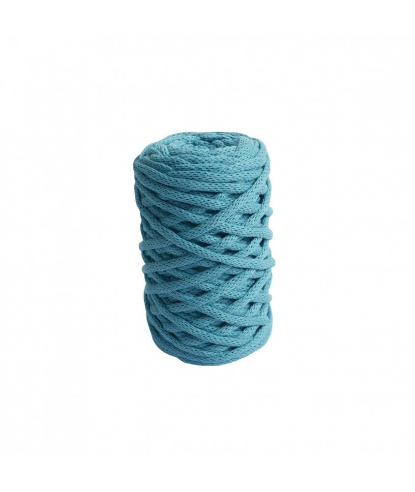 Coton recyclé pour macramé, tricot, crochet NOVA VITA 250 gr ! - Dmc bleu