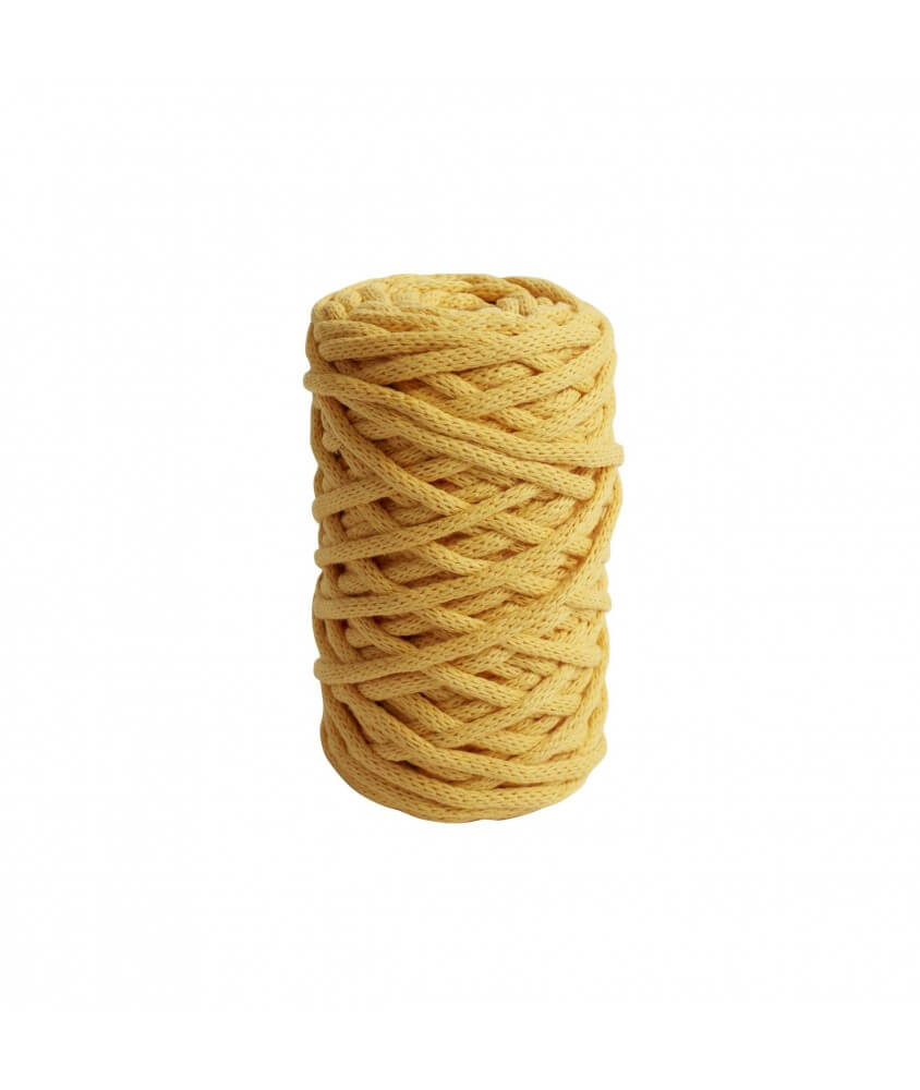 Coton recyclé pour macramé, tricot, crochet NOVA VITA 250 gr ! - Dmc jaune