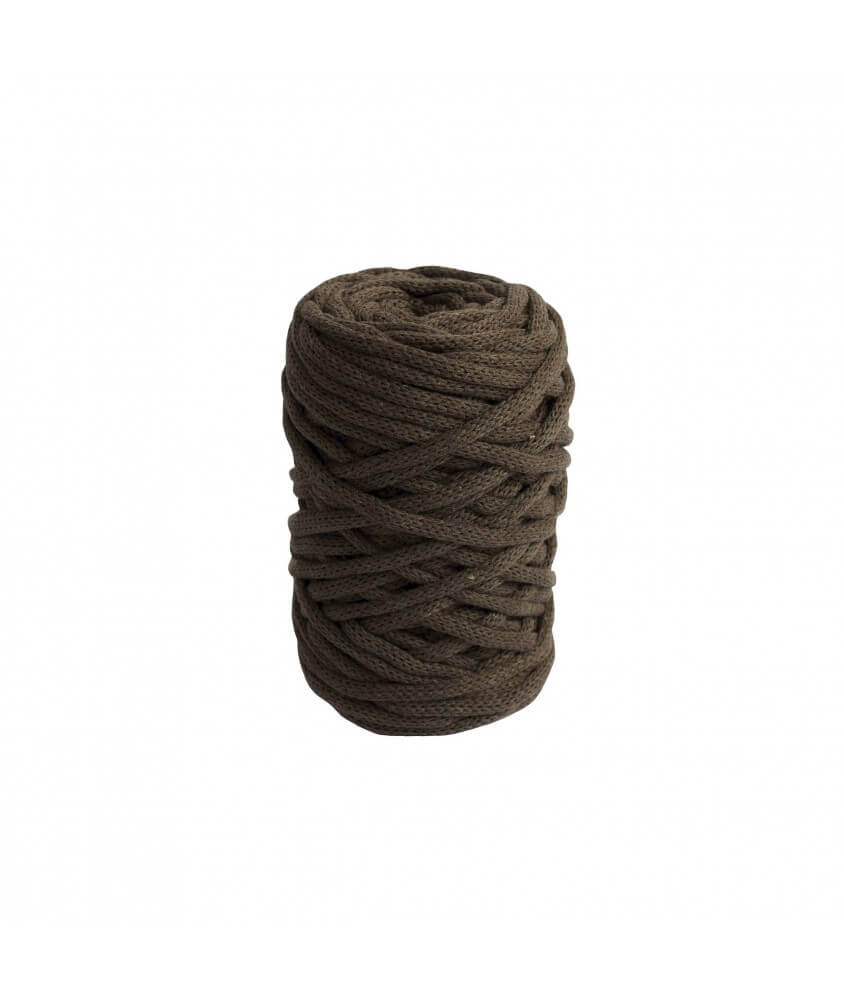 Coton recyclé pour macramé, tricot, crochet NOVA VITA 250 gr ! - Dmc marron