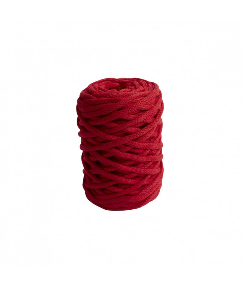 Coton recyclé pour macramé, tricot, crochet NOVA VITA 250 gr ! - Dmc rouge