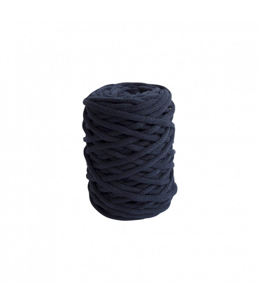 Coton recyclé pour macramé, tricot, crochet NOVA VITA 250 gr ! - Dmc bleu marine