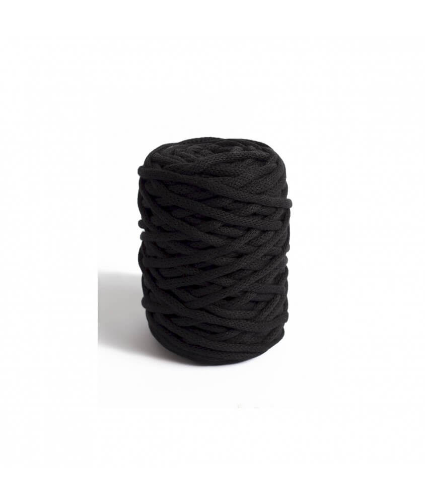 Coton recyclé pour macramé, tricot, crochet NOVA VITA 250 gr ! - Dmc noir