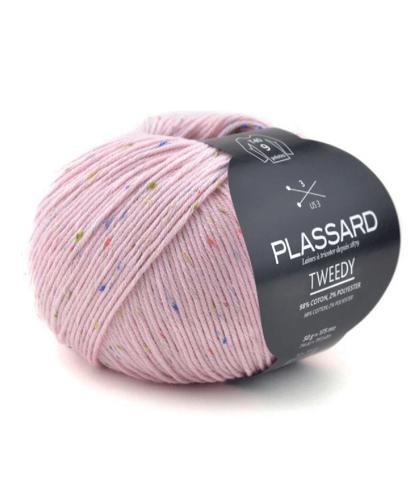 Coton à tricoter doux TWEEDY - Plassard