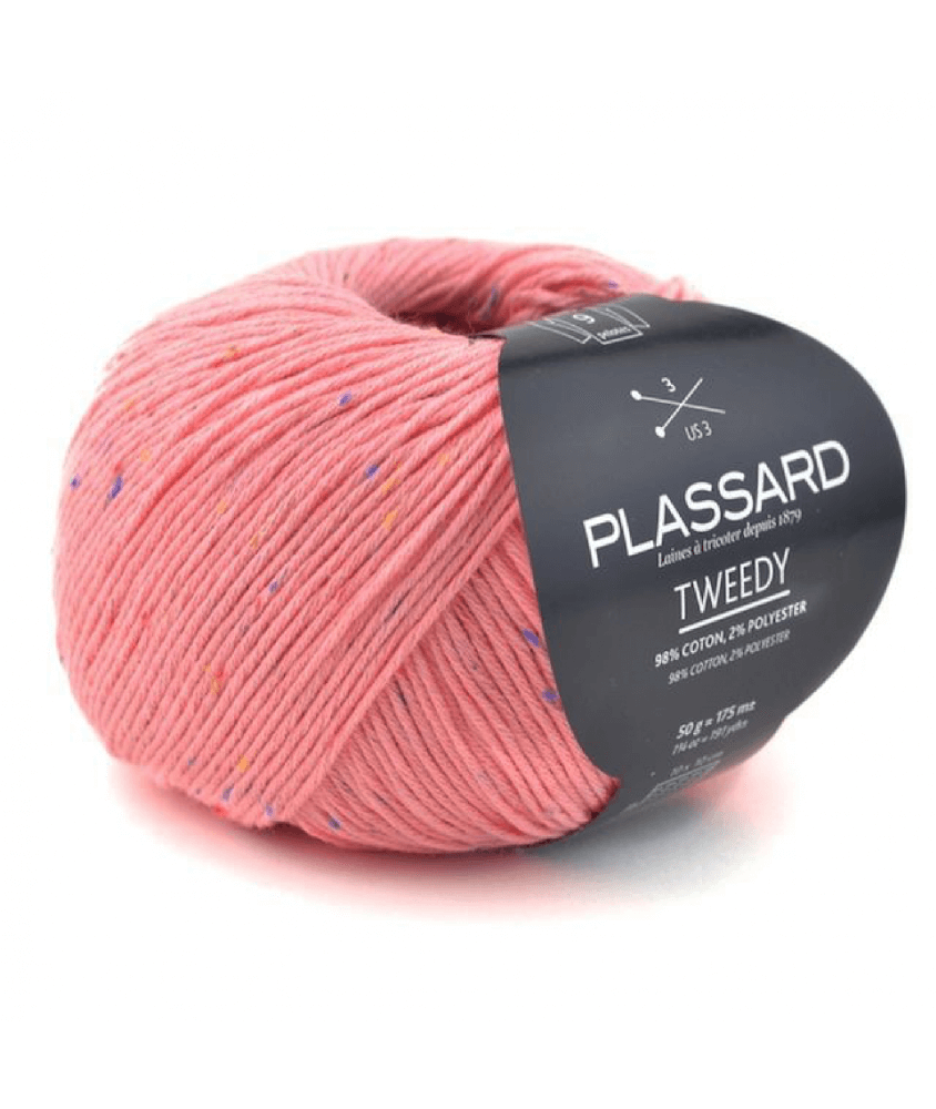 Coton à tricoter doux TWEEDY - Plassard Coton à tricoter doux TWEEDY - Plassard
