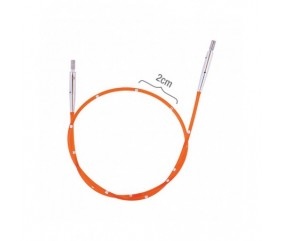 Cable rouge 50cm pour aiguilles interchangeables Smartstix - Knitpro