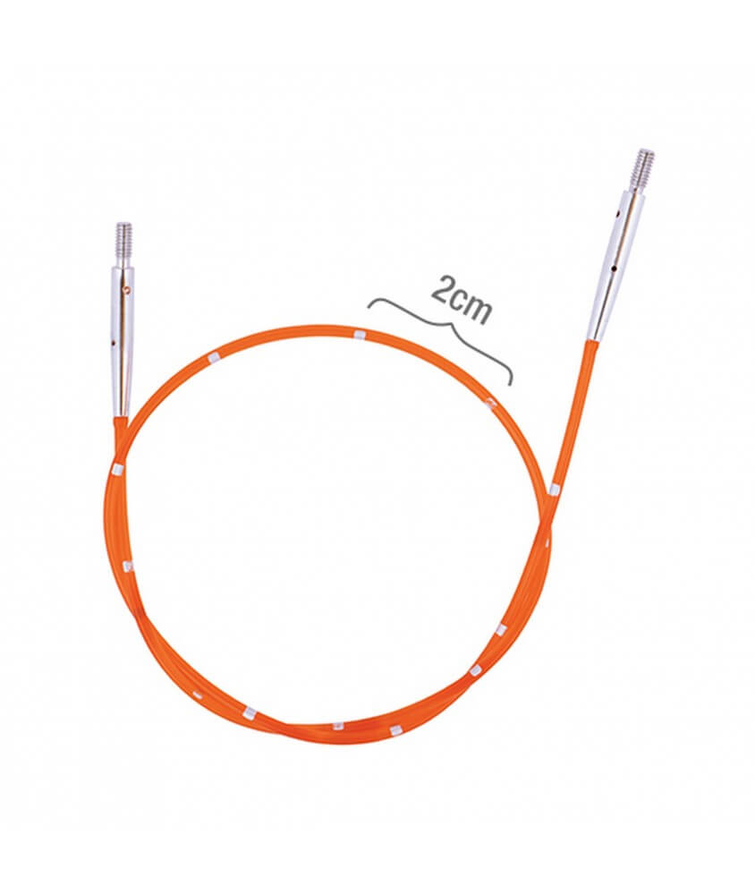 Cable rouge 50cm pour aiguilles interchangeables Smartstix - Knitpro