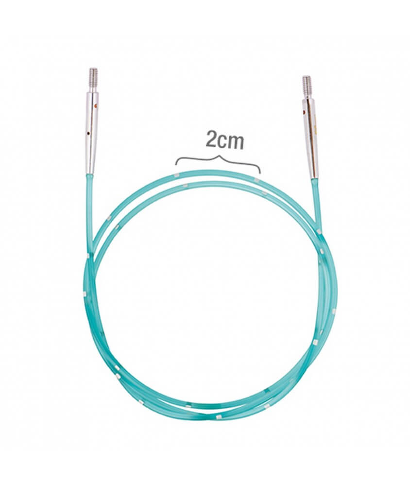 Cable bleu 60cm pour aiguilles interchangeables Smartstix - Knitpro