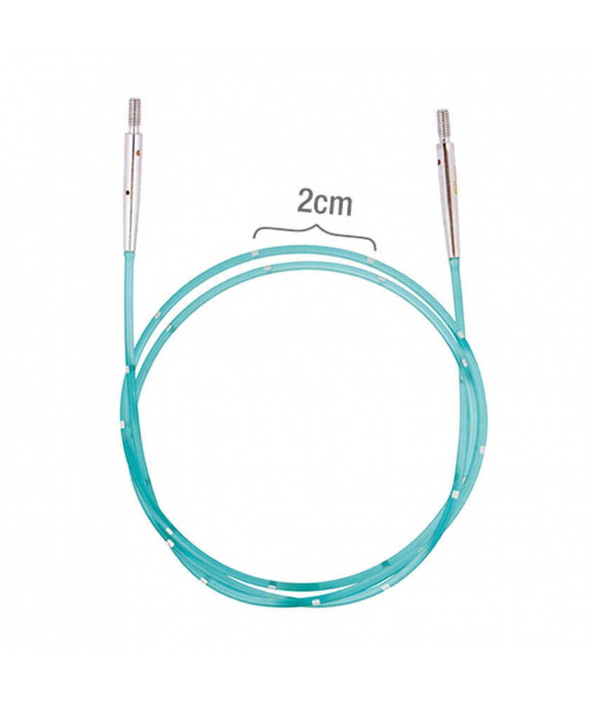 Cable bleu 60cm pour aiguilles interchangeables Smartstix - Knitpro Cable bleu 60cm pour aiguilles interchangeables Smartstix - Knitpro