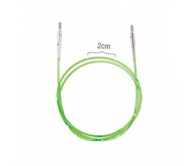 Cable vert 80cm pour aiguilles interchangeables Smartstix - Knitpro