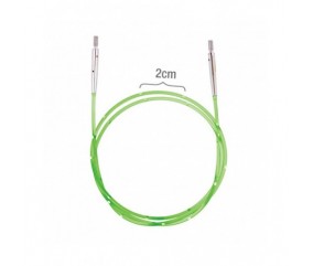 Cable vert 80cm pour aiguilles interchangeables Smartstix - Knitpro