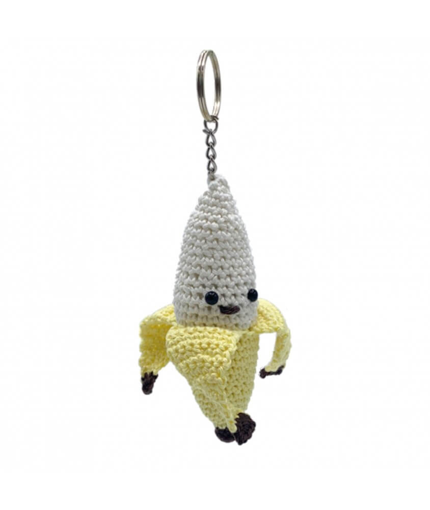 Kit Crochet Porte clés Banane - Amigurumi Hardicraft