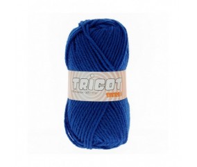 Pelote de laine à tricoter Tricot SIERRA - Distrifil bleu 28683