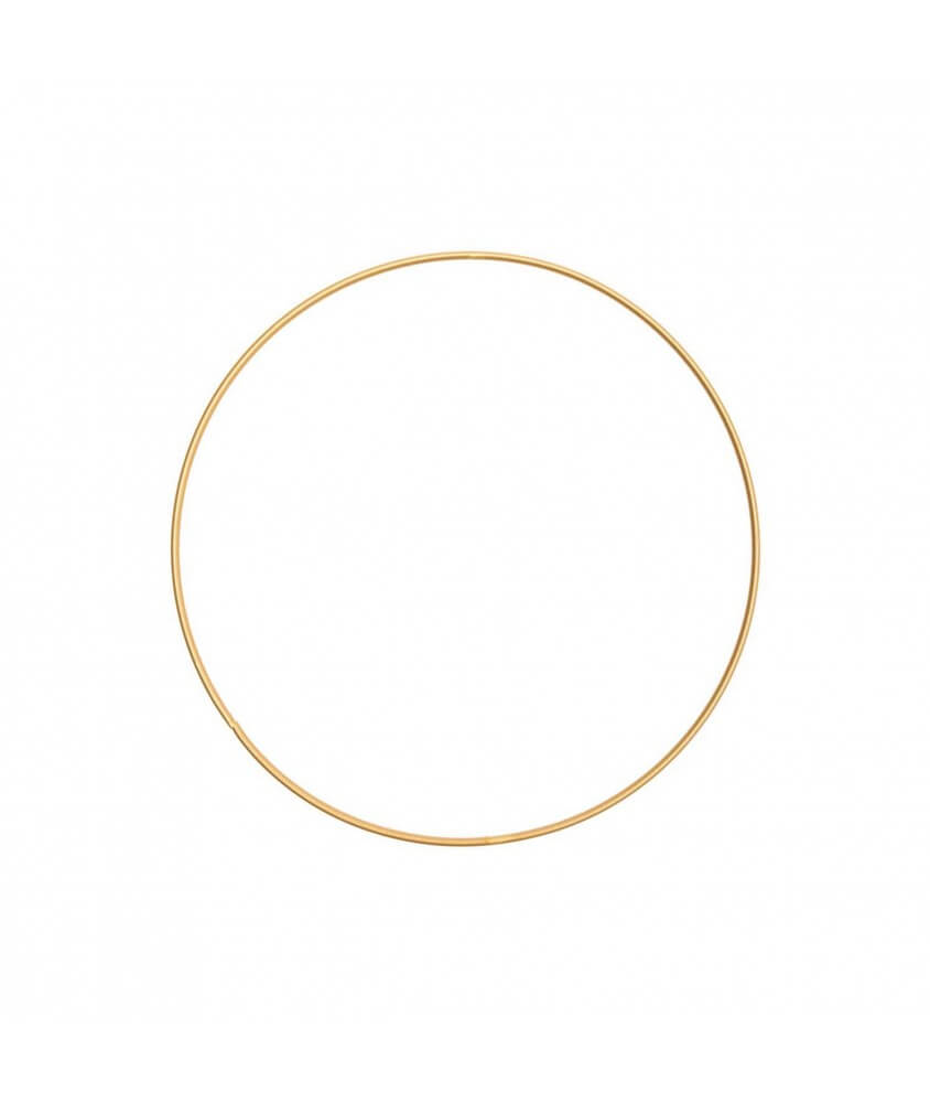 Anneau de métal Couleur OR diamètre diam.10 cm à 30 cm pour attrape-rêves - Rico Design