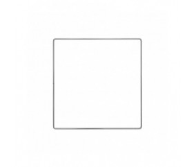Anneau de métal CARRE anthracite 20 cm et 30 cm pour décoration murale - Rico Design