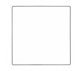 Anneau de métal CARRE anthracite 20 cm et 30 cm pour décoration murale - Rico Design