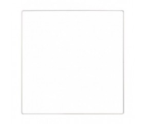 Anneau de métal CARRE BLANC 20 cm et 30 cm pour décoration murale - Rico Design