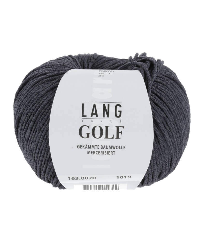 pelote coton Lang Yarns  cotton gris sperenza