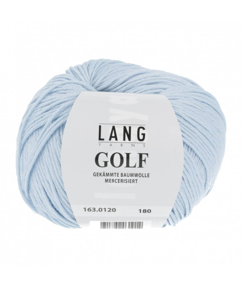 pelote coton Lang Yarns cotton sperenza bleu ciel clair layette