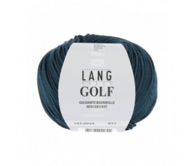 pelote coton Lang Yarns bleu cotton 34 034 sperenza