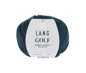 pelote coton Lang Yarns bleu cotton 34 034 sperenza