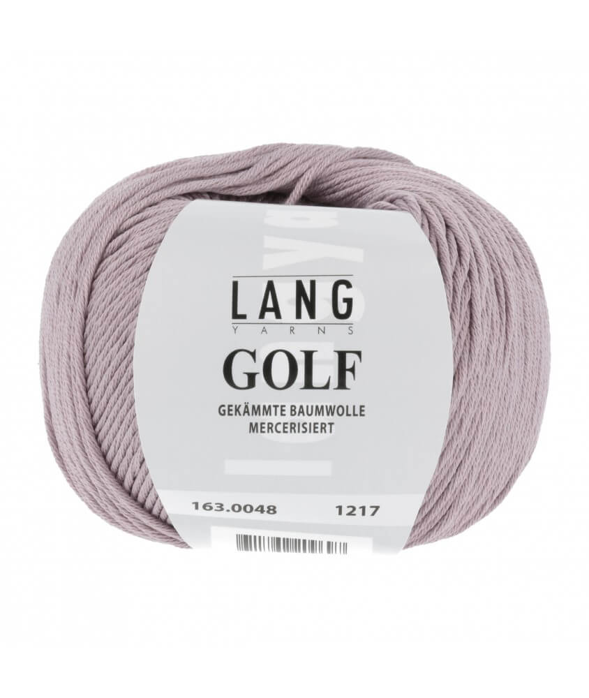 pelote coton Lang Yarns  violet cotton sperenza 48 doux 048