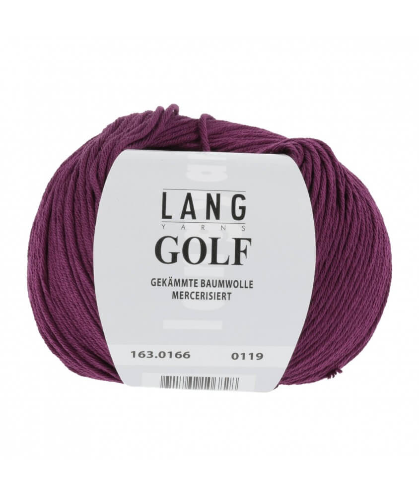 pelote coton Lang Yarns violet sperenza 166 pelote coton Lang Yarns violet sperenza 166