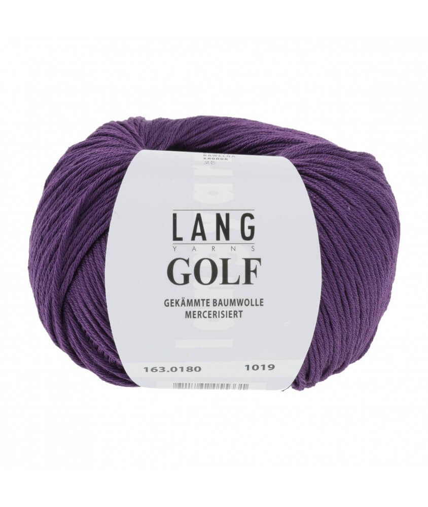 pelote coton Lang Yarns 180 violet sperenza