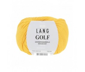 pelote coton Lang Yarns jaune soleil 414 Sperenza