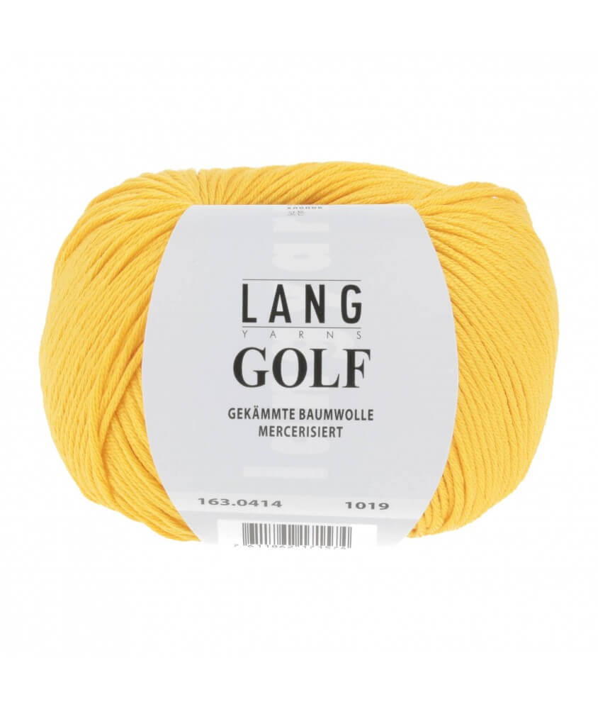 pelote coton Lang Yarns jaune soleil 414 Sperenza