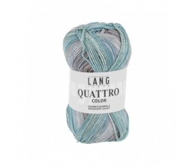 Pelote coton Lang Yarns Quattro color violet