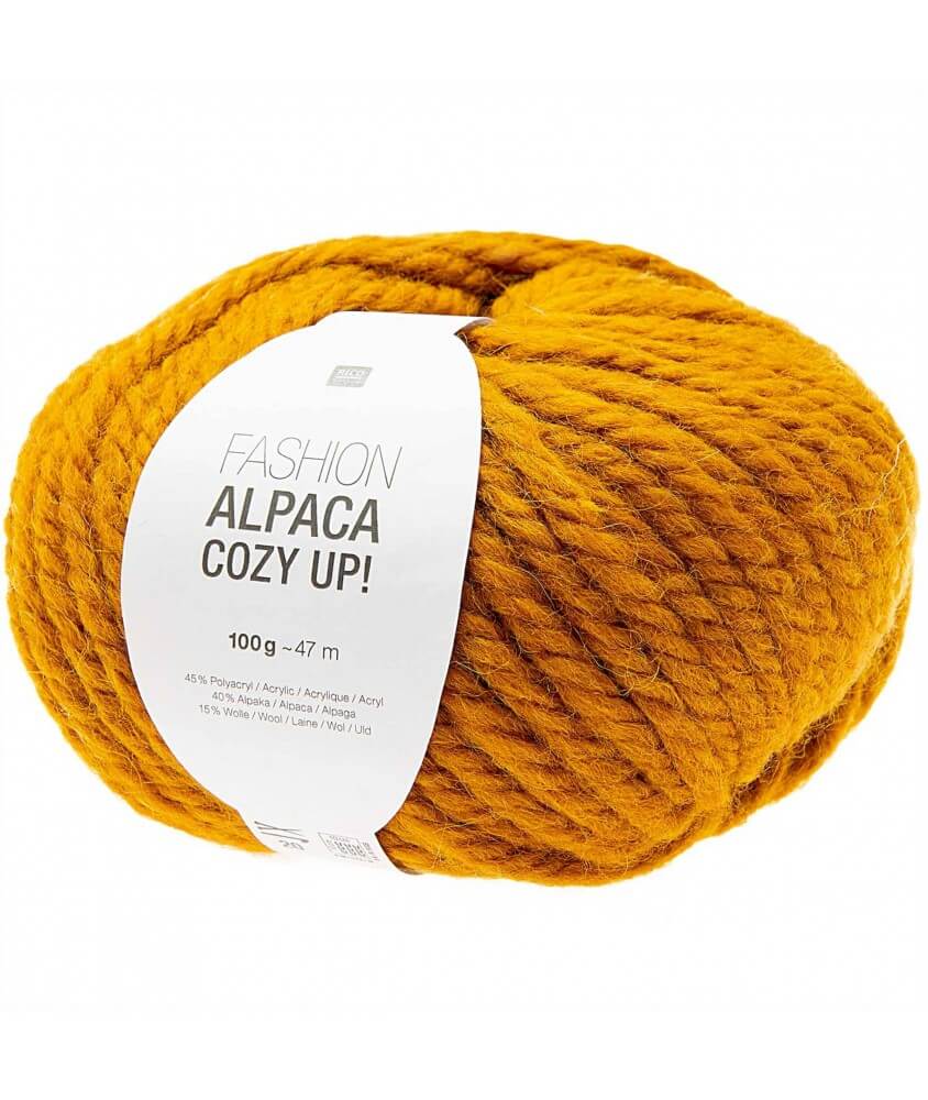 Rico design Fashion Alpaca cozy up jaune moutarde sperenza Rico design Fashion Alpaca cozy up jaune moutarde sperenza