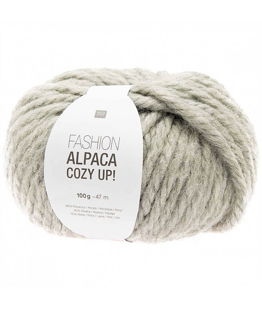 Rico design Fashion Alpaca cozy up gris souris