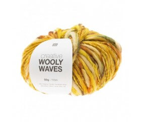 CREATIVE WOOLY WAVES - Rico Design jaune