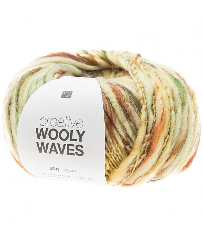 CREATIVE WOOLY WAVES - Rico Design  vert