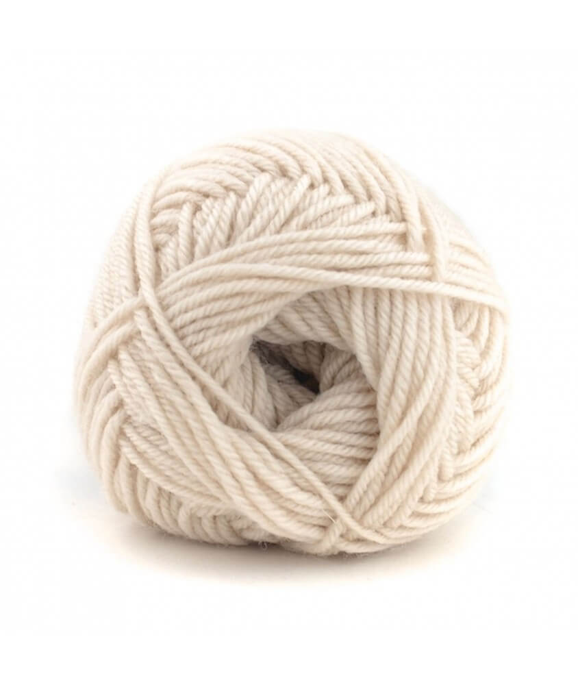 Pelote de laine à tricoter TRADI-MERINO - Plassard ECRU 03 Pelote de laine à tricoter TRADI-MERINO - Plassard ECRU 03