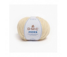 Pelote de laine alpaga ANDES - DMC Ecru