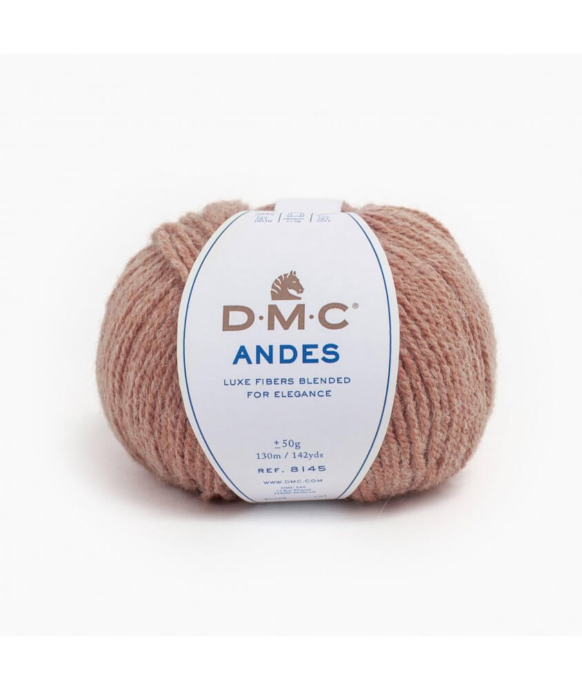 Pelote de laine alpaga ANDES - DMC Rose