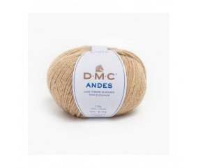 Pelote de laine alpaga ANDES - DMC marron