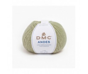 Pelote de laine alpaga ANDES - DMC vert