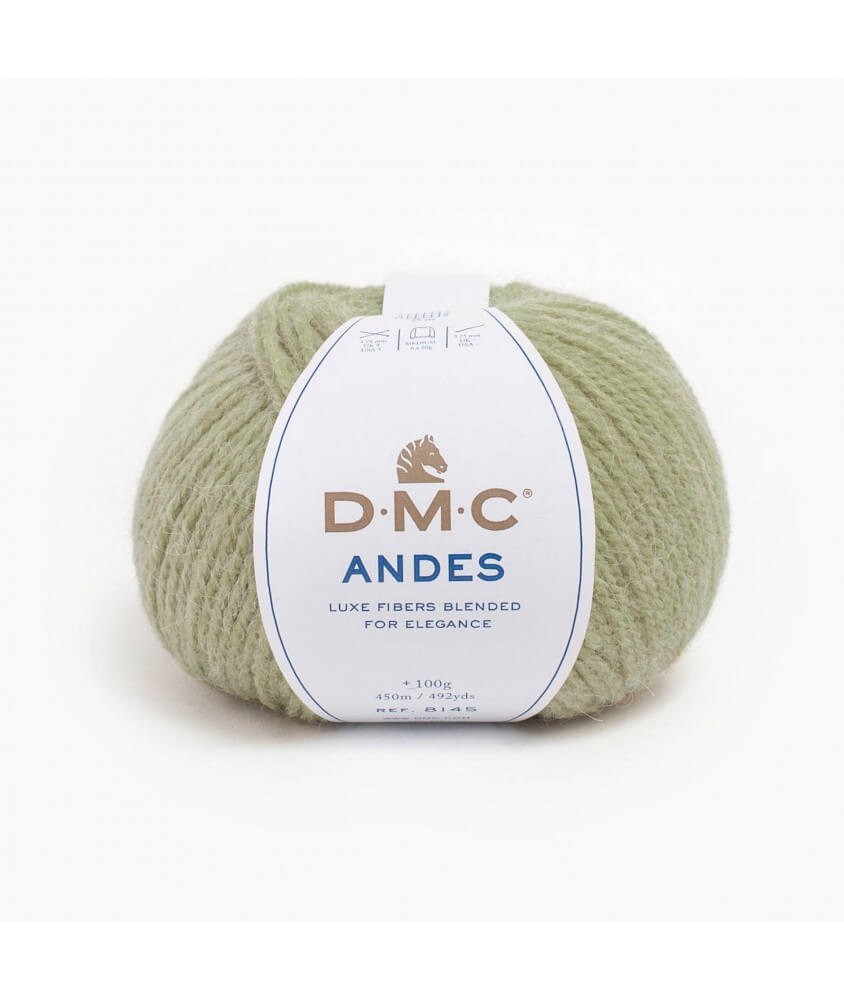 Pelote de laine alpaga ANDES - DMC vert