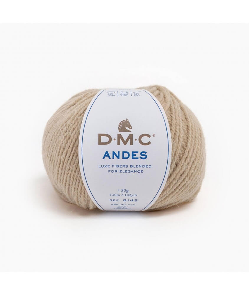 Pelote de laine alpaga ANDES - DMC marron