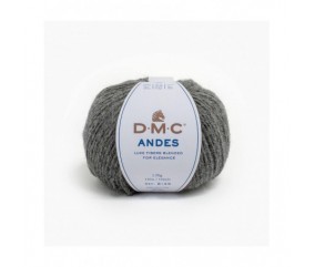 Pelote de laine alpaga ANDES - DMC gris