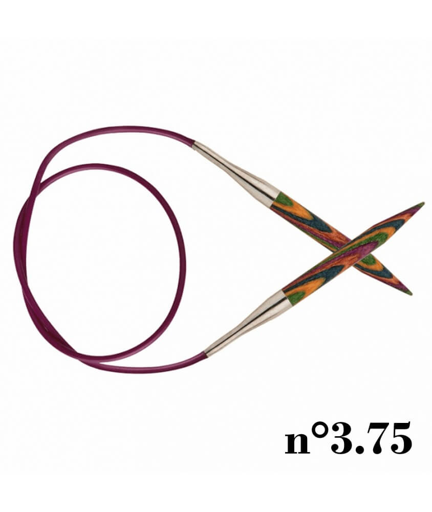 aiguilles circulaire bois symfonie 80cm n°3.75 aiguilles circulaire bois symfonie 80cm n°3.75