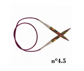 aiguilles circulaire bois symfonie 80cm n°4.5 knitpro